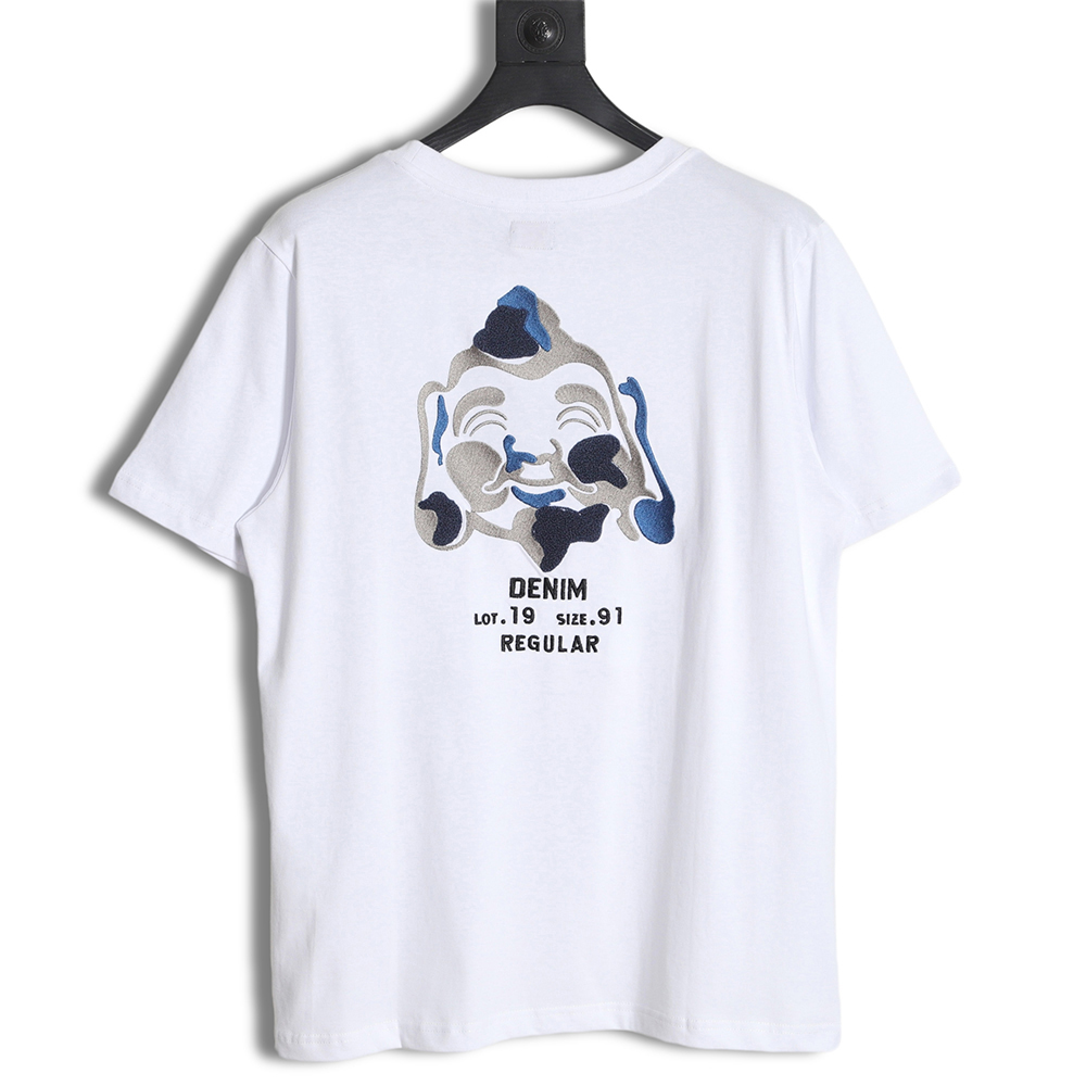 Evisu 23ss Buddha head full body short-sleeved T-shirt