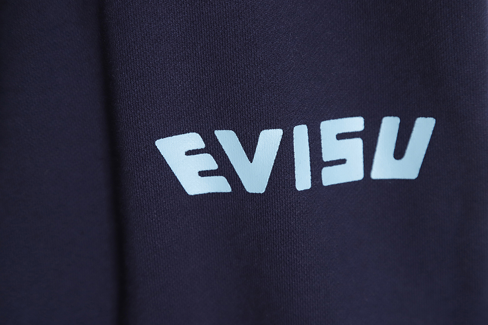 Evisu 21ss big fish wish big M print shorts