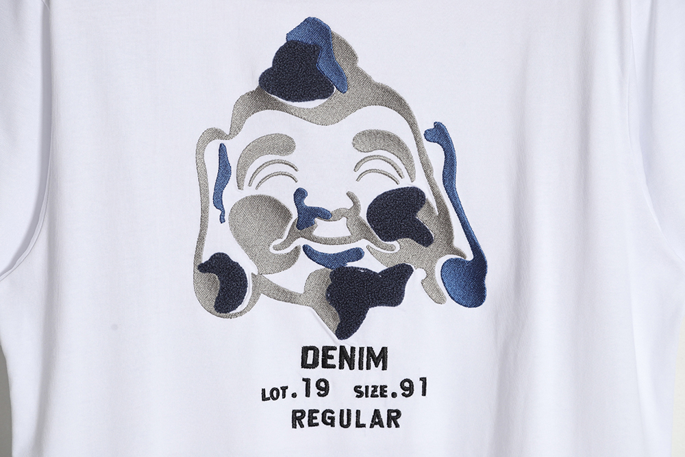 Evisu 23ss Buddha head full body short-sleeved T-shirt