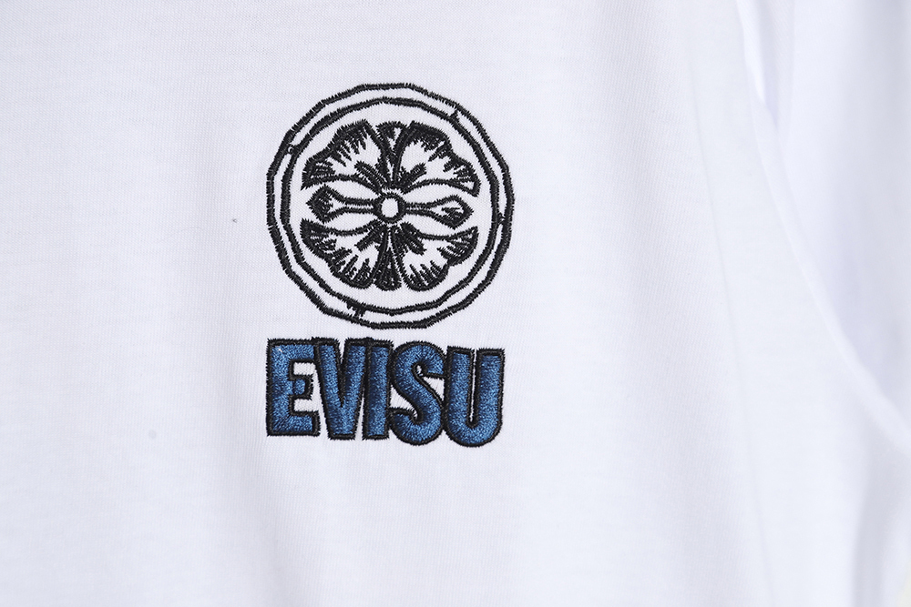 Evisu 23ss Buddha head full body short-sleeved T-shirt