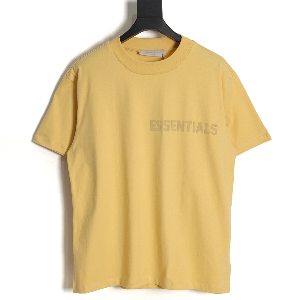 Fear of God FOG essential double line silicone small letter short-sleeved T-shirt TSK1