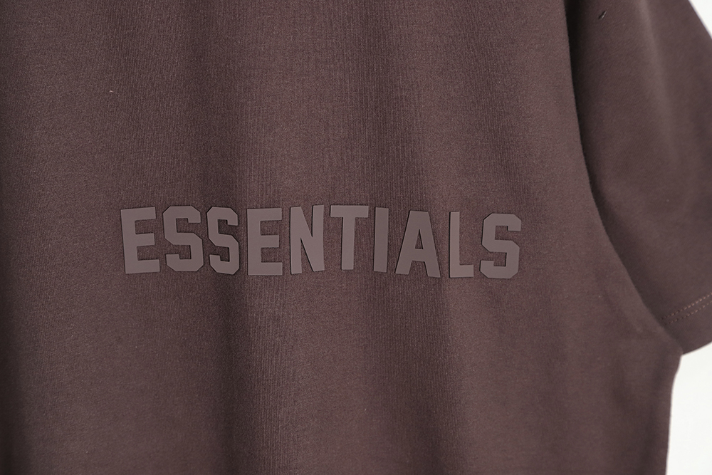 Fear of God FOG essential double line silicone small letter short-sleeved T-shirt TSK4