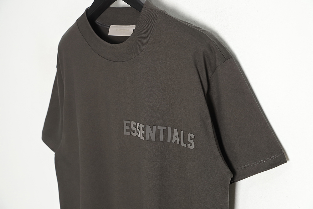 Fear of God FOG essential double line silicone small letter short-sleeved T-shirt TSK5