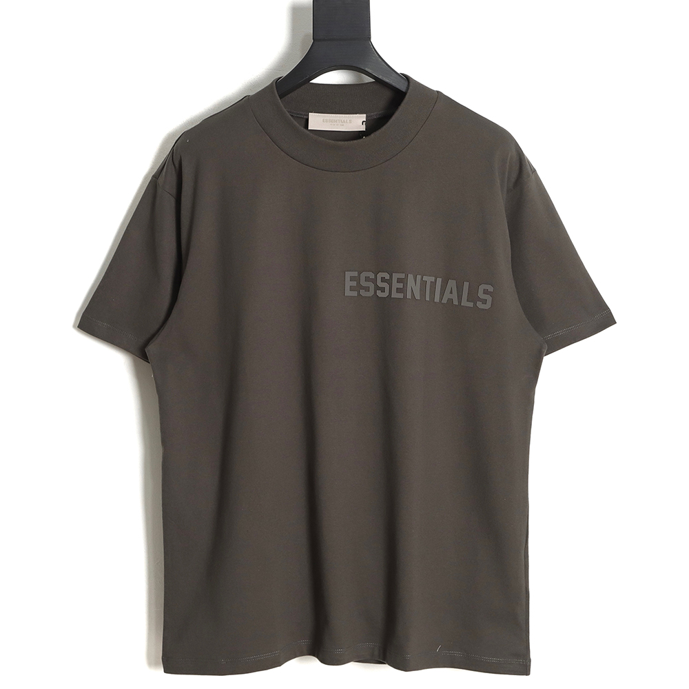 Fear of God FOG essential double line silicone small letter short-sleeved T-shirt TSK5