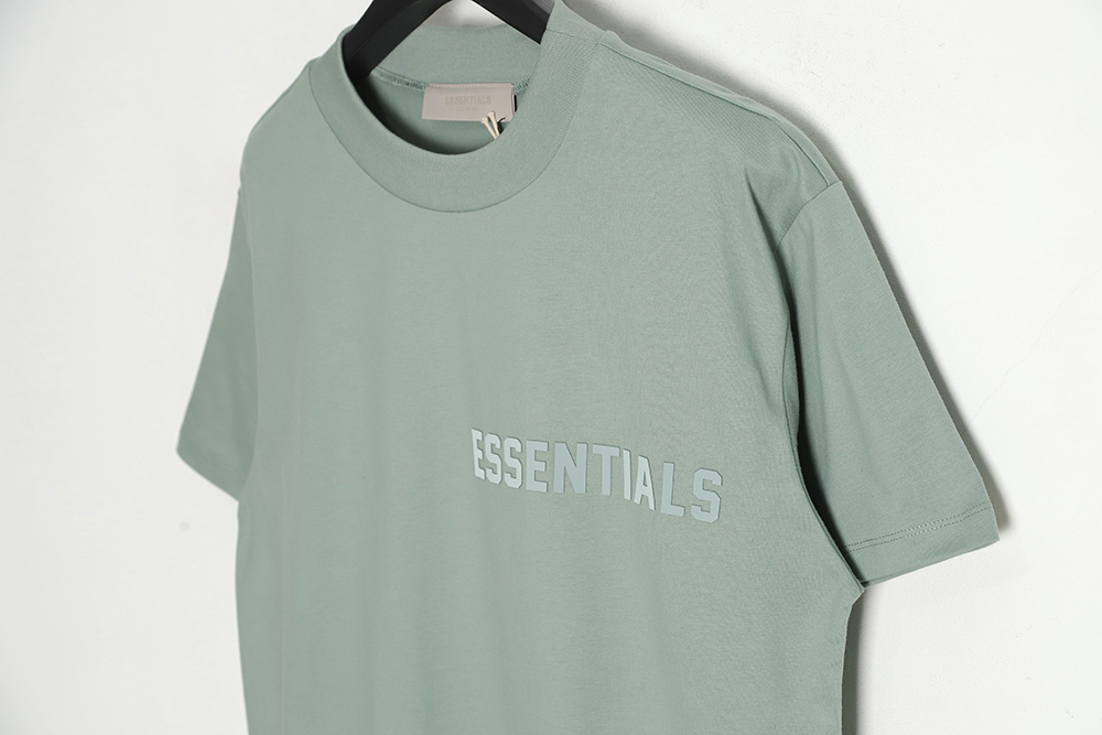 Fear of God FOG essential double line silicone small letter short-sleeved T-shirt