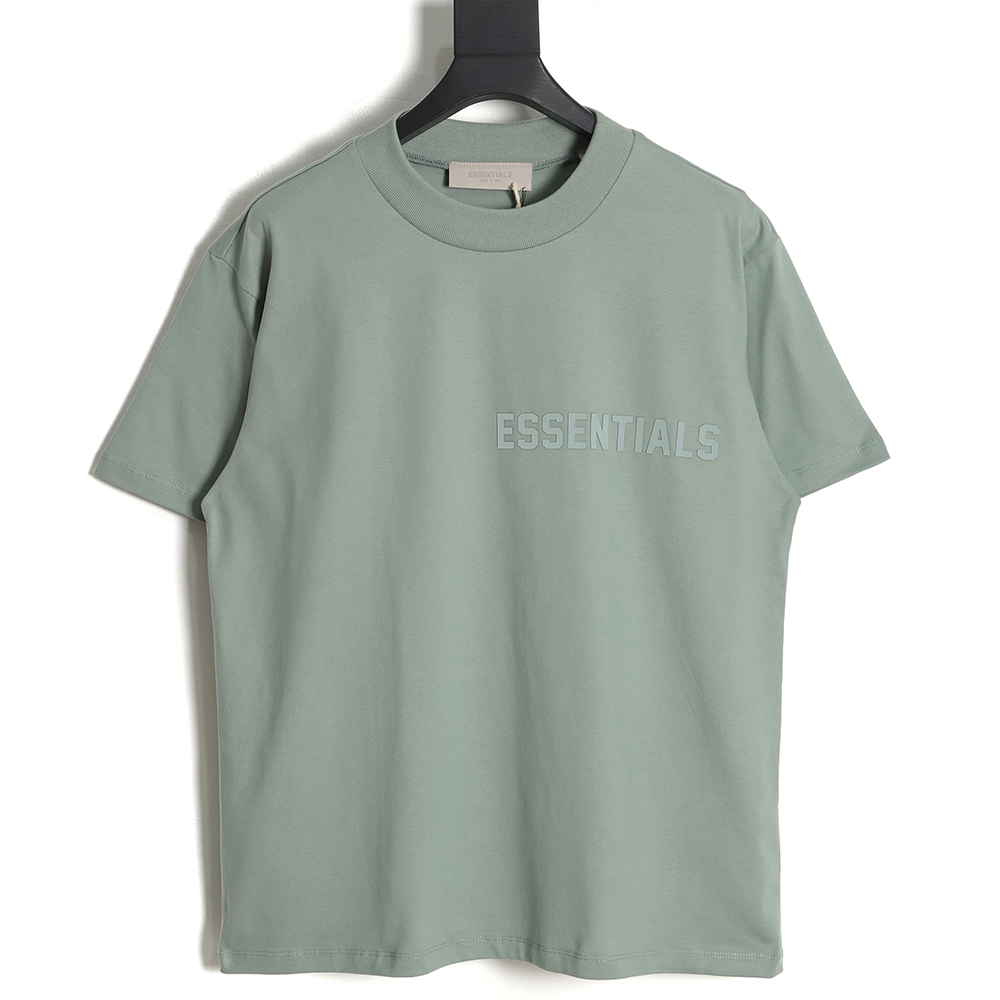 Fear of God FOG essential double line silicone small letter short-sleeved T-shirt