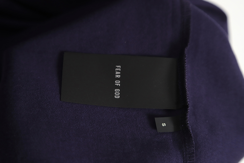 Fear of God FOG main line No. 7 flocking letter short-sleeved Polo shirt TSK1