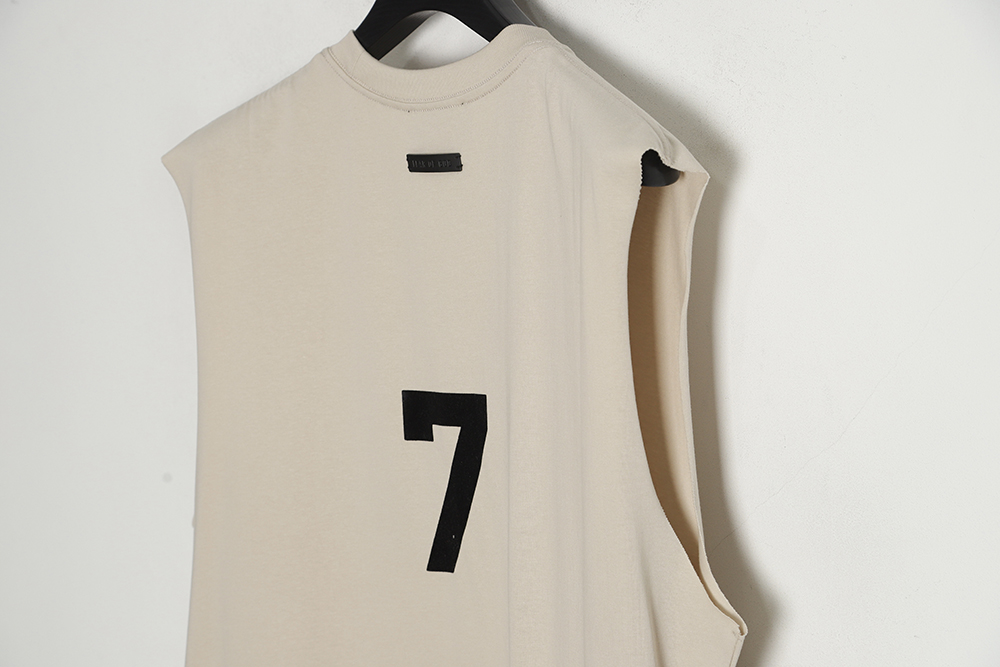 Fear of God FOG Mainline Size 7 Flocked Letter Vest