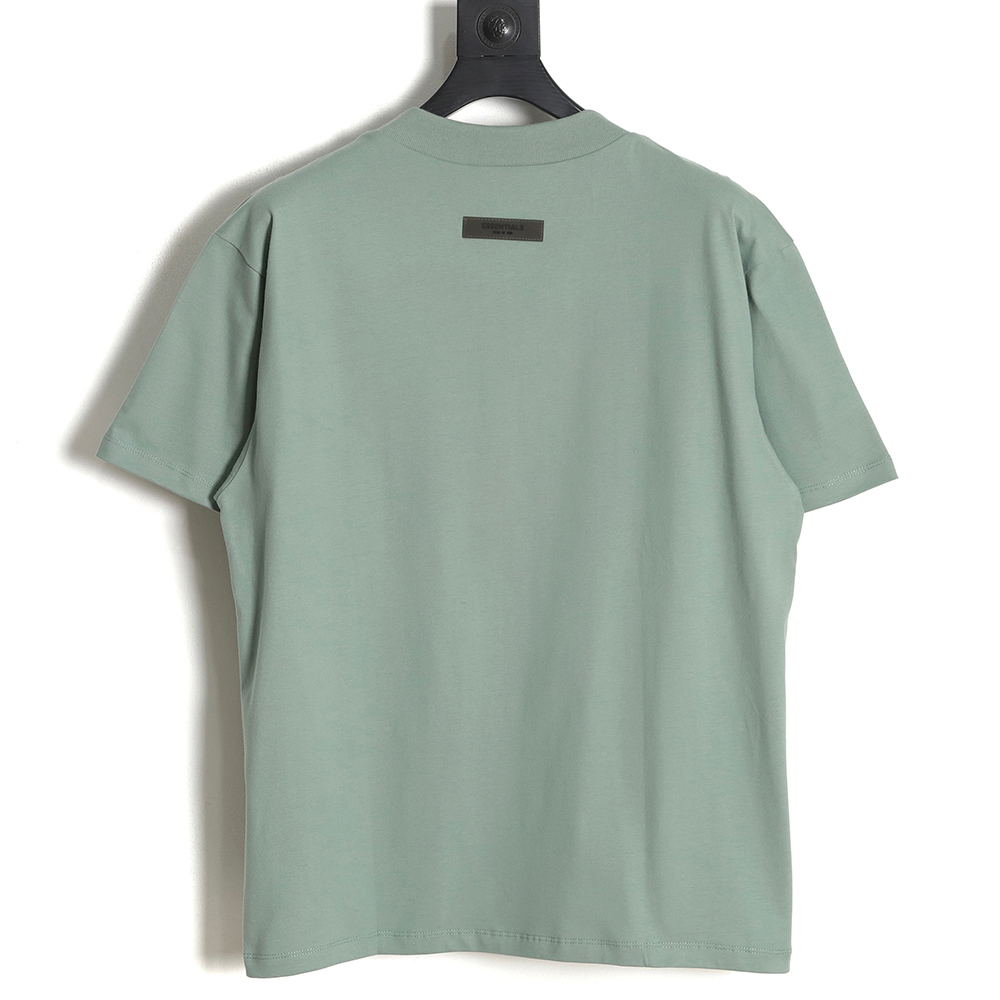 Fear of God FOG essential double line silicone small letter short-sleeved T-shirt