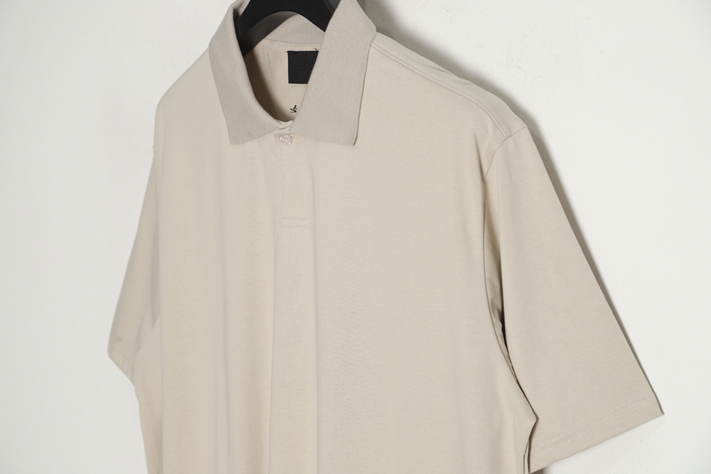 Fear of God FOG Main Line No. 7 Flocked Letter Short Sleeve Polo Shirt