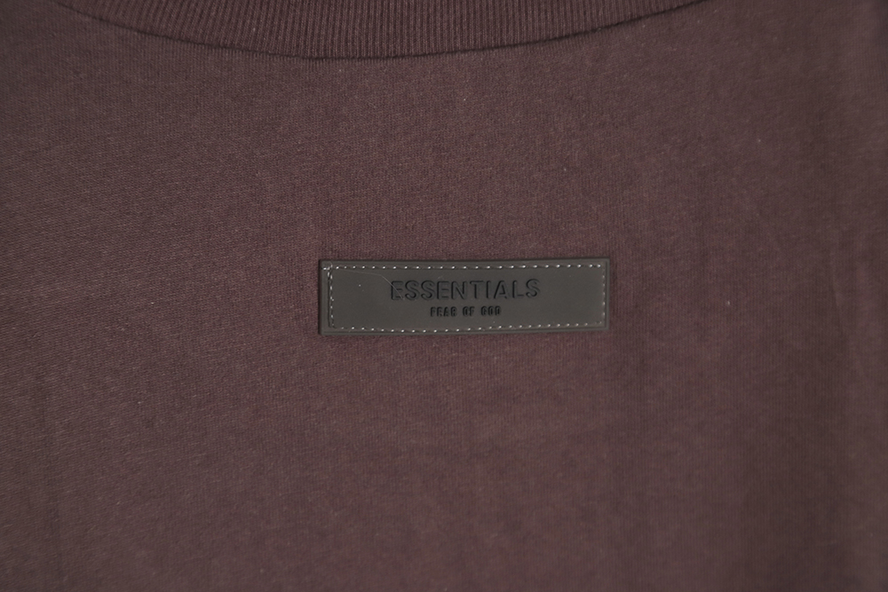 Fear of God FOG essential double line silicone small letter short-sleeved T-shirt TSK4