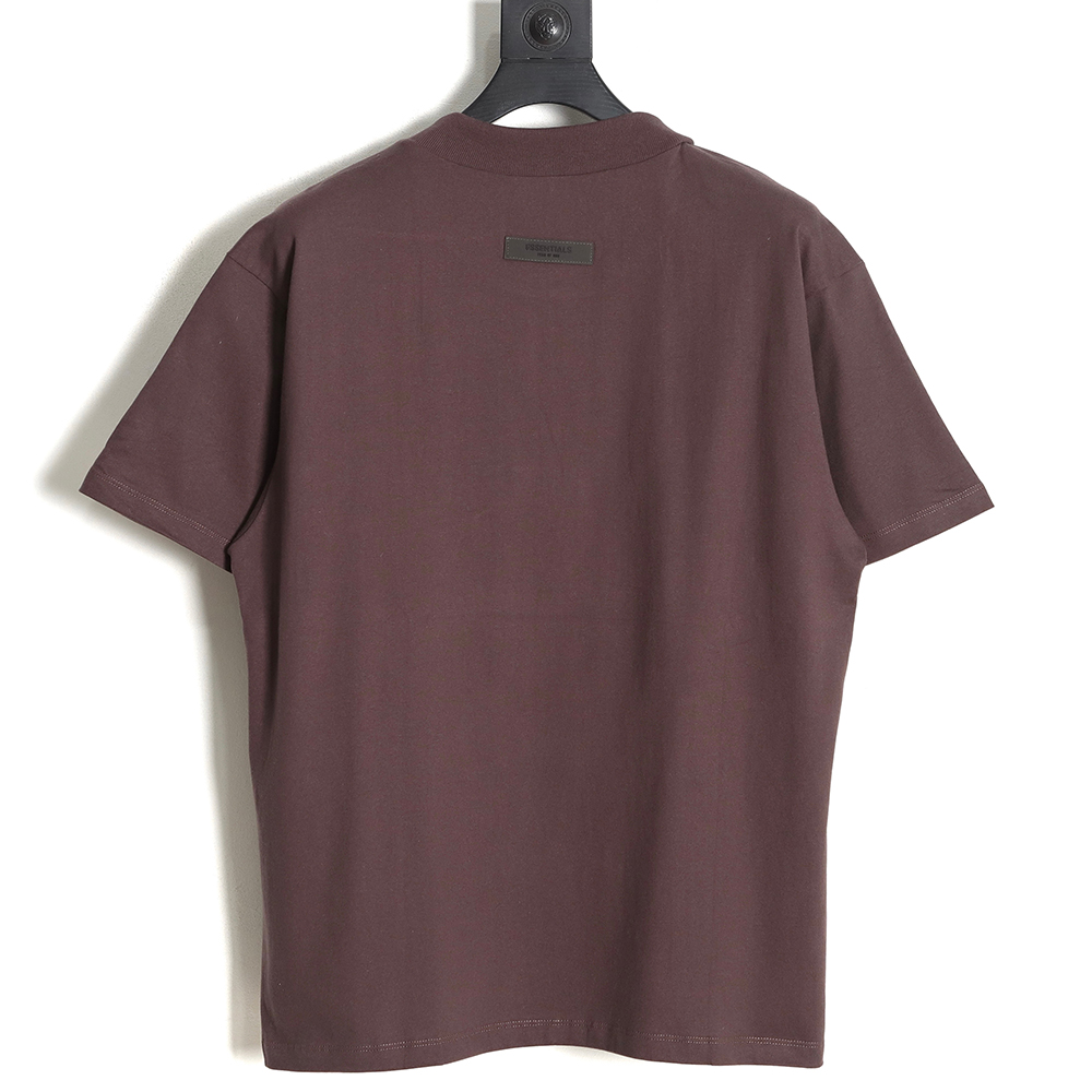 Fear of God FOG essential double line silicone small letter short-sleeved T-shirt TSK4