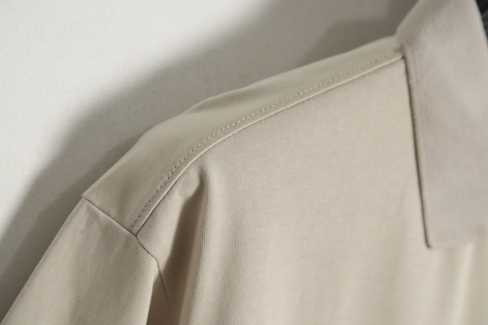 Fear of God FOG Main Line No. 7 Flocked Letter Short Sleeve Polo Shirt