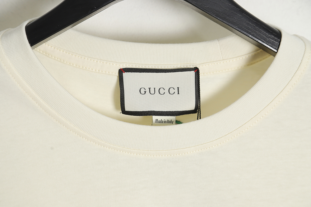Gucci C 23SS double g embroidery short-sleeved T-shirt