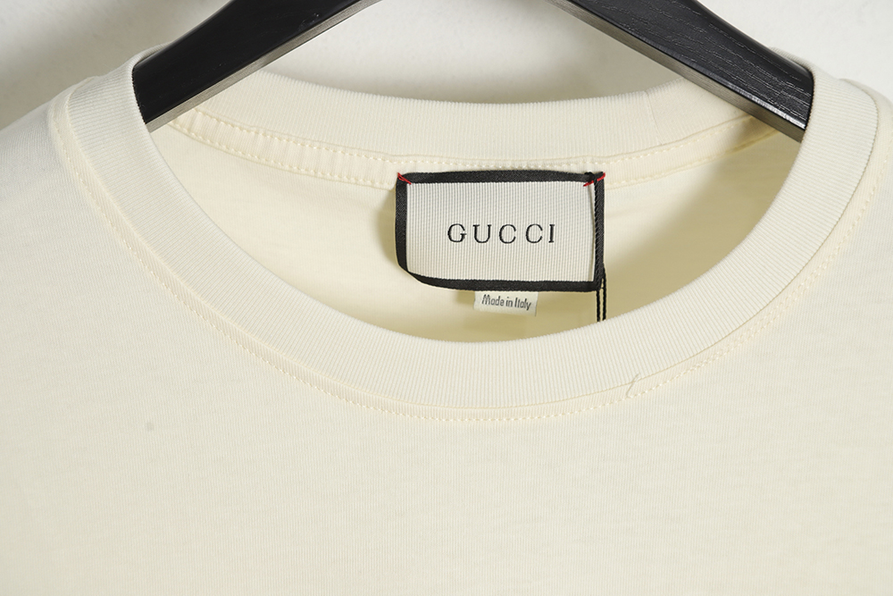 Gucci x Adidas Adidas joint 23SS clover embroidery short-sleeved T-shirt