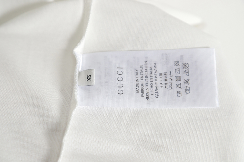 GUCCI 23SS green double g printed short-sleeved T-shirt