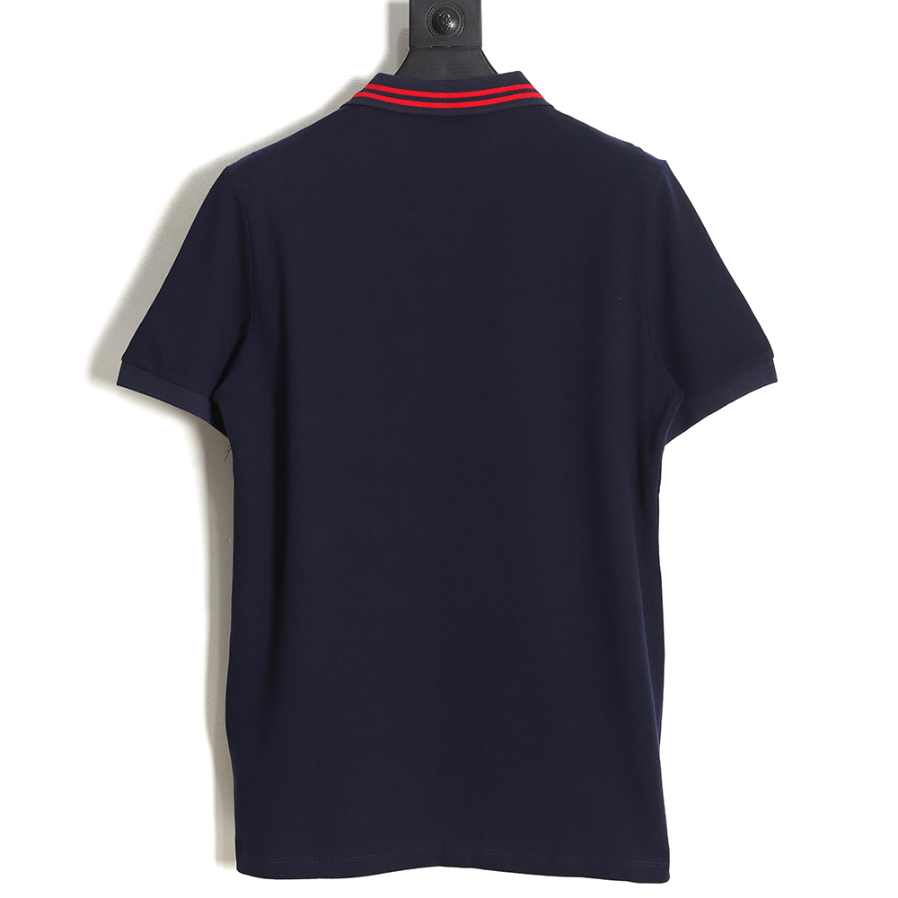 GUCCI colorful logo embroidery POLO shirt