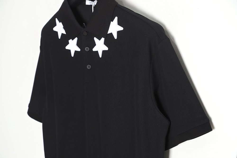 Givenchy neckline star embroidery POLO TSK1