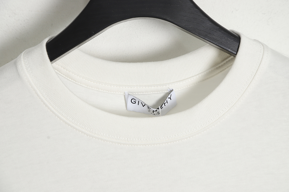 GIVENCHY 23ss three-dimensional letter logo taped print short sleeves