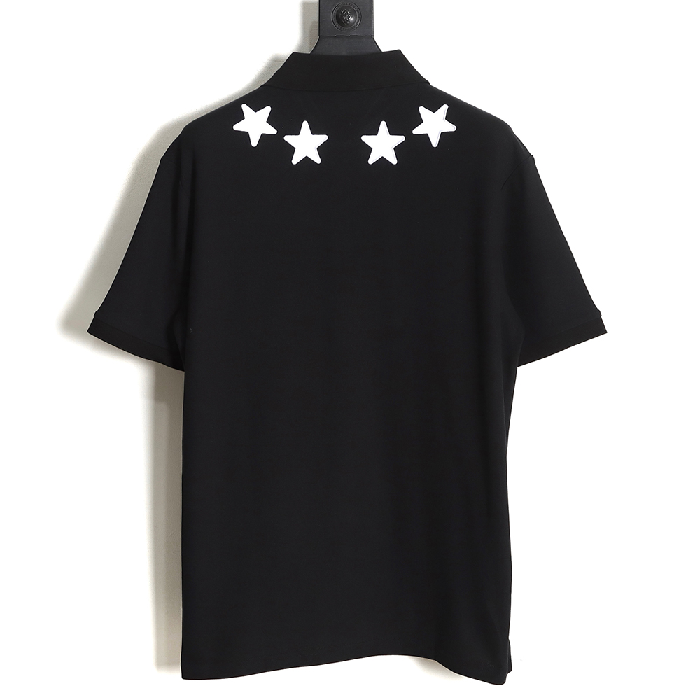 Givenchy neckline star embroidery POLO TSK1
