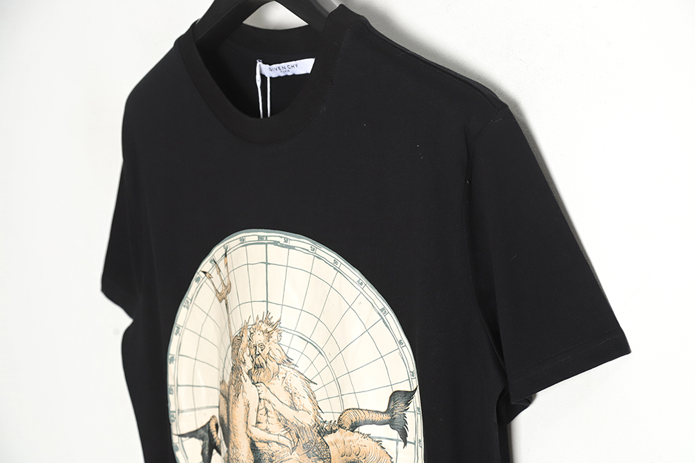 Givenchy GVC 23AW Neptune print short-sleeved T-shirt TSK1