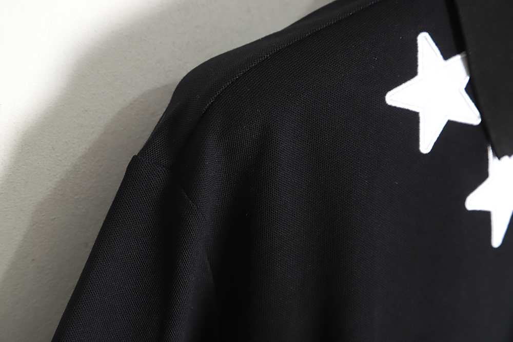 Givenchy neckline star embroidery POLO TSK1