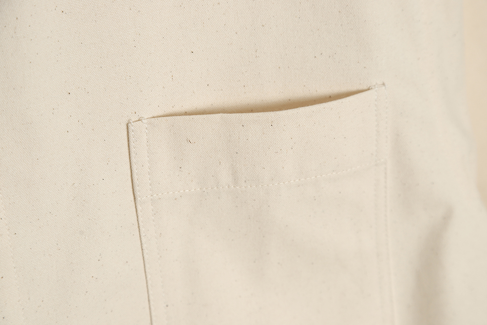 JIL SANDER Printed lettering back cotton and linen short-sleeved shirt