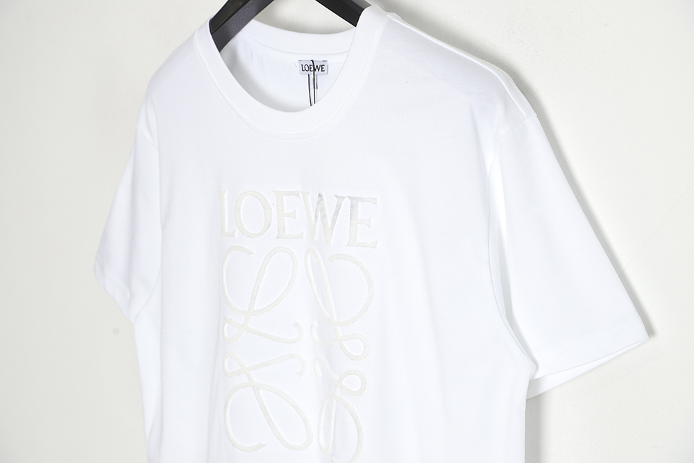 LOEWE toothbrush letter LOGO round neck short sleeves