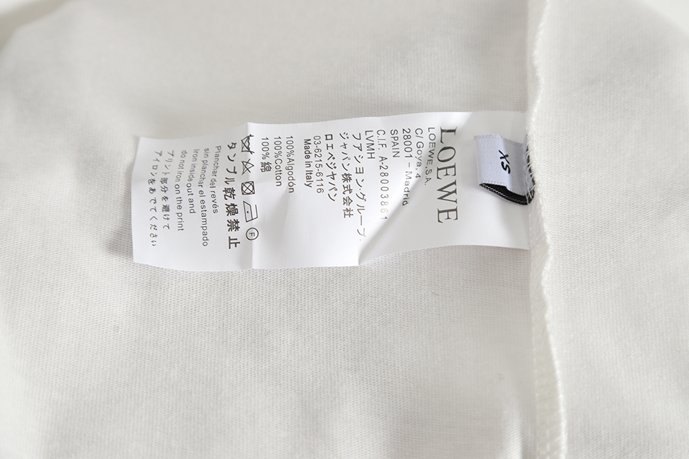 LOEWE Howl's Moving Castle White Ink Heat Press Short Sleeve