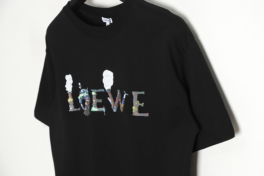 LOEWE Howl's Moving Castle White Ink Heat Press Short Sleeve TSK1