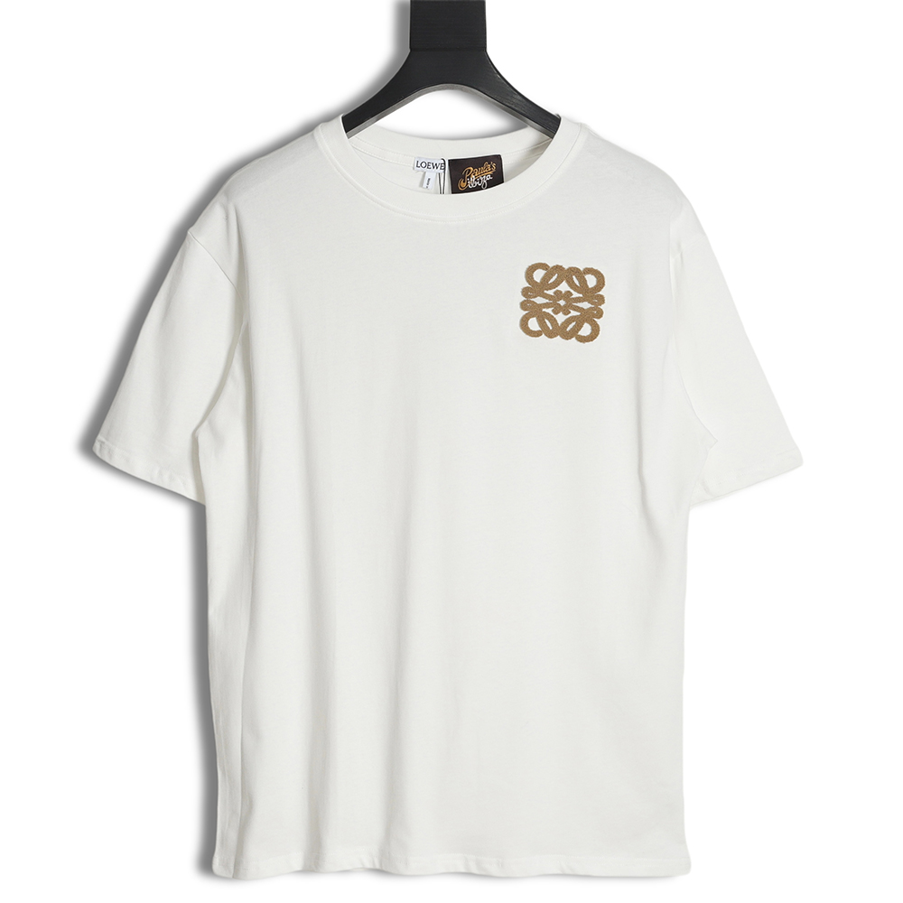 LOEWE four-leaf clover three-dimensional toothbrush embroidered short sleeves