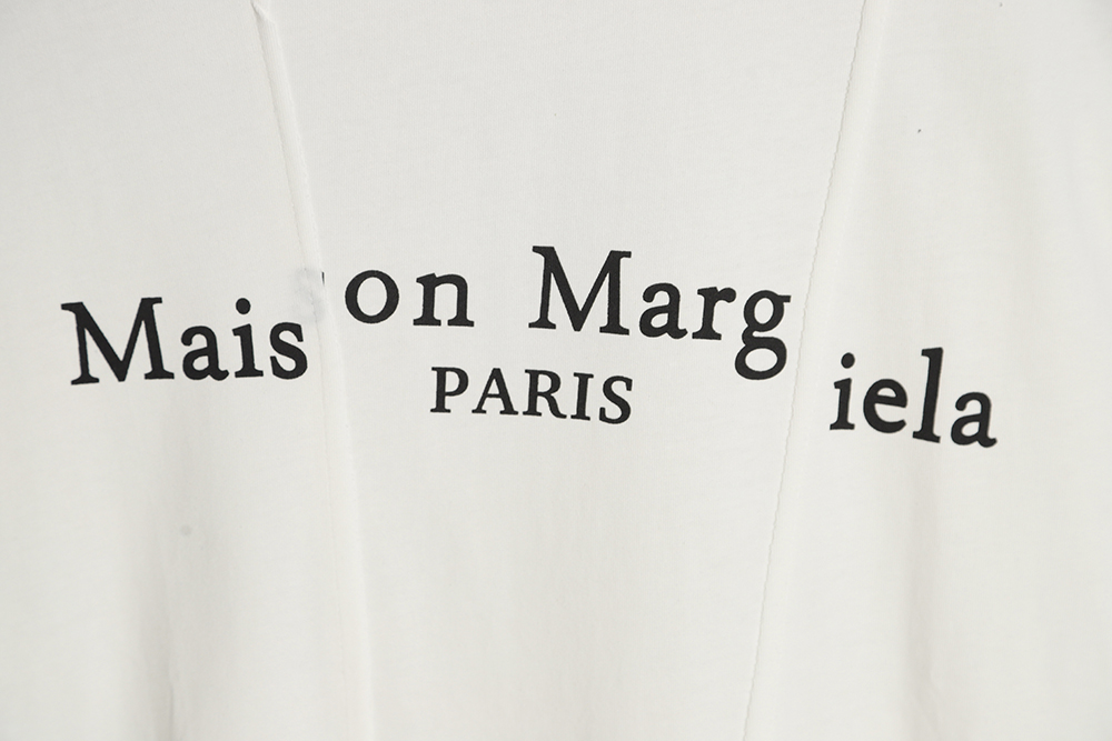 Margiela irregular patchwork short-sleeved T-shirt