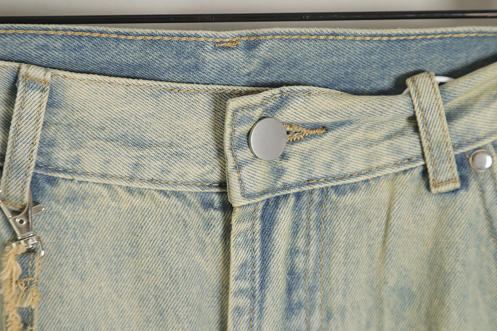 MARGIELA Distressed fanny pack jeans