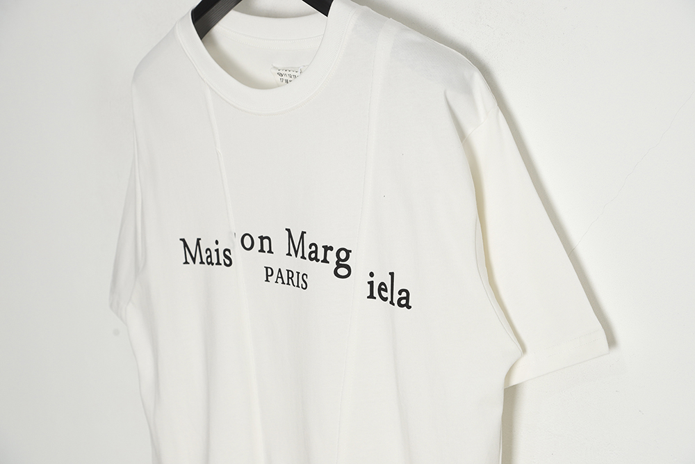 Margiela irregular patchwork short-sleeved T-shirt