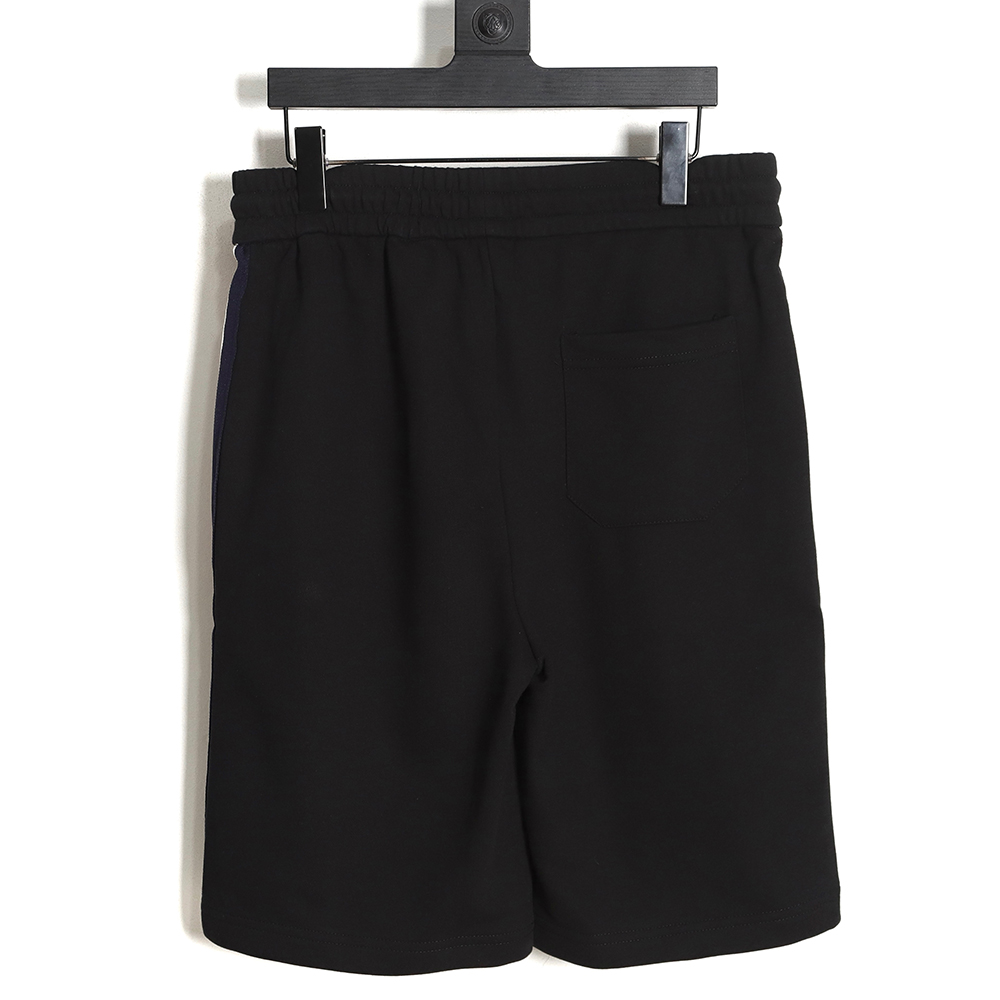 Moncler 23ss logo red blue white striped webbing shorts TSK1