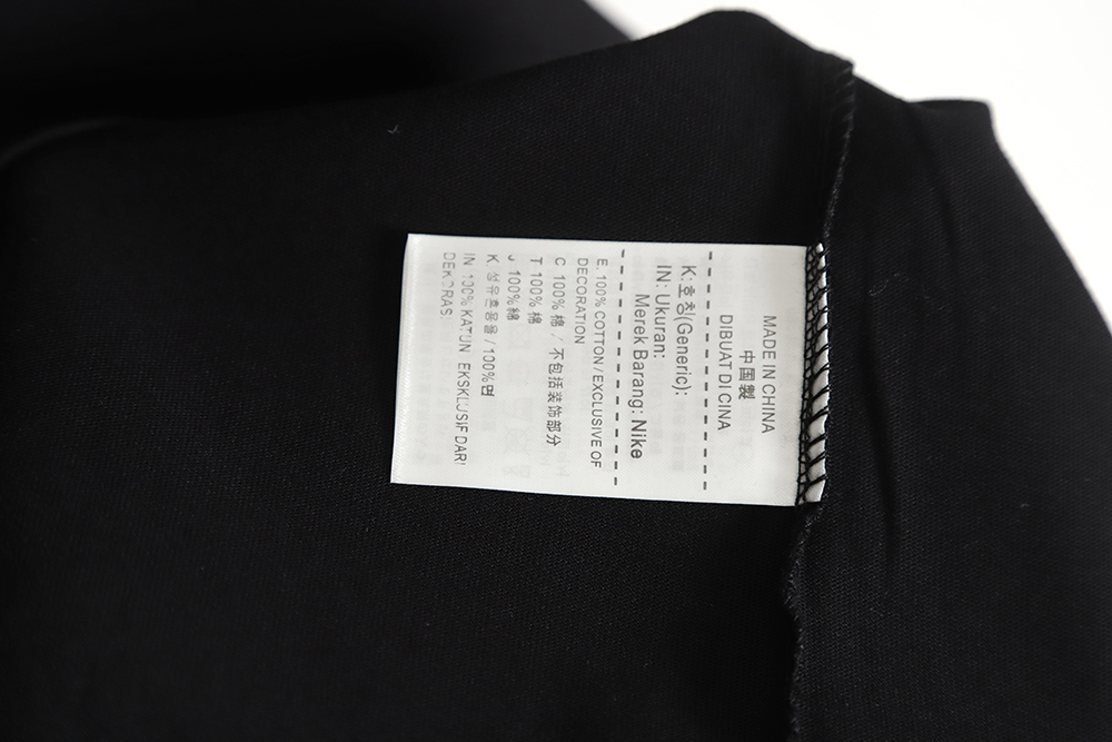 NikeStussy Nike Stussy joint letter logo print short-sleeved T-shirt TSK1