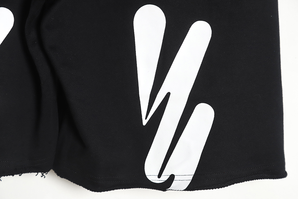 OFF-WHITE OW EKG Print Shorts