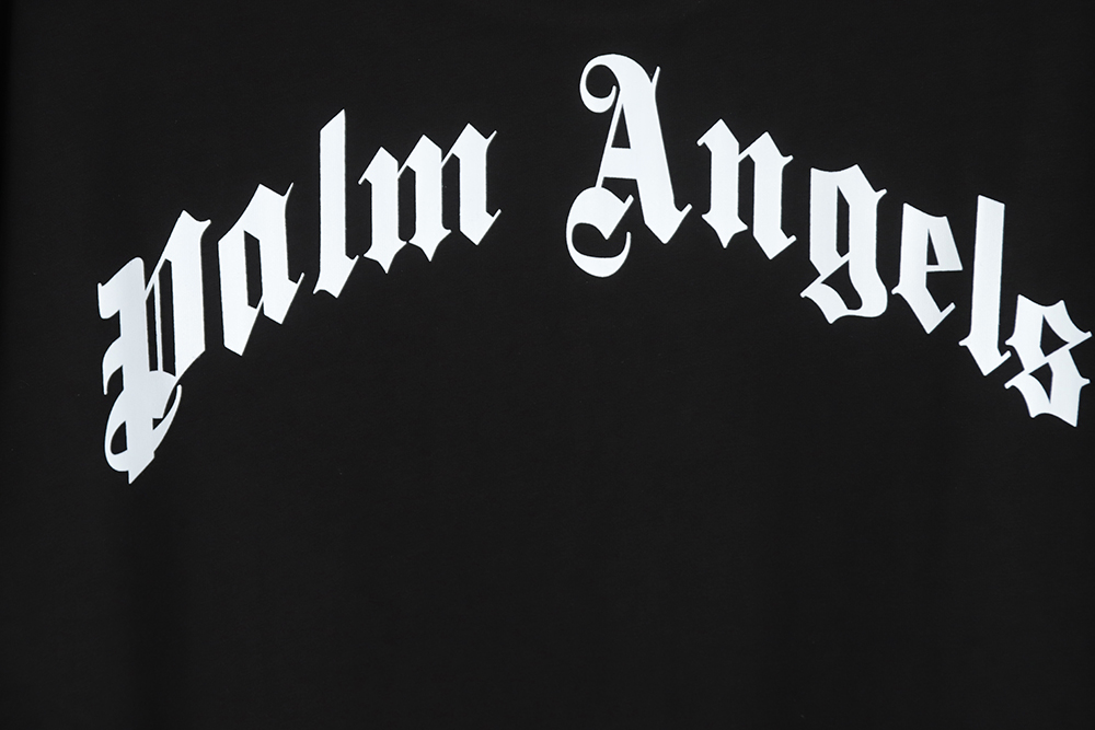 PALM ANGELS Palm Angel PA broken tail shark print short sleeve TSK1