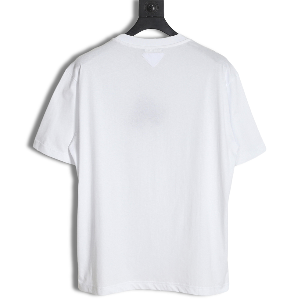 Prada 23SS Appliqué Short Sleeve T-Shirt
