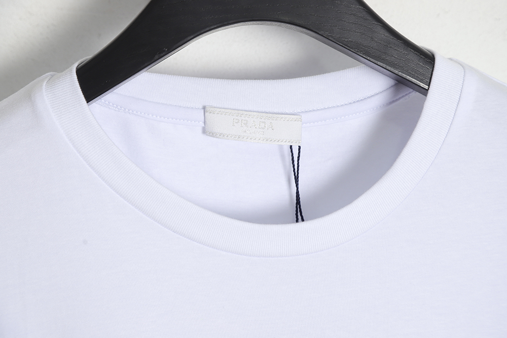 PRADA PRD 23SS Pocket Flocked Short Sleeve T-Shirt