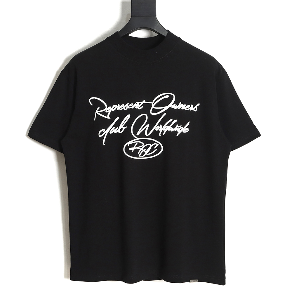 Represent 23SS letter R printed short-sleeved T-shirt TSK1