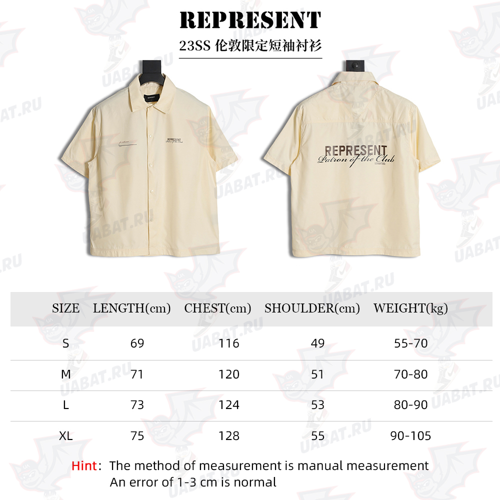 Represent 23SS London Limited Short Sleeve Shirt
