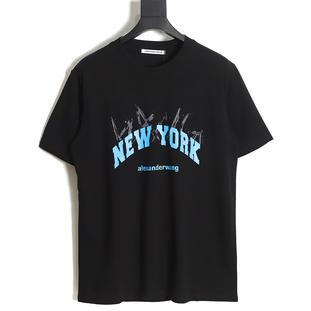 Alexander Wang Alexander Wang New York print short-sleeved T-shirt TSK1