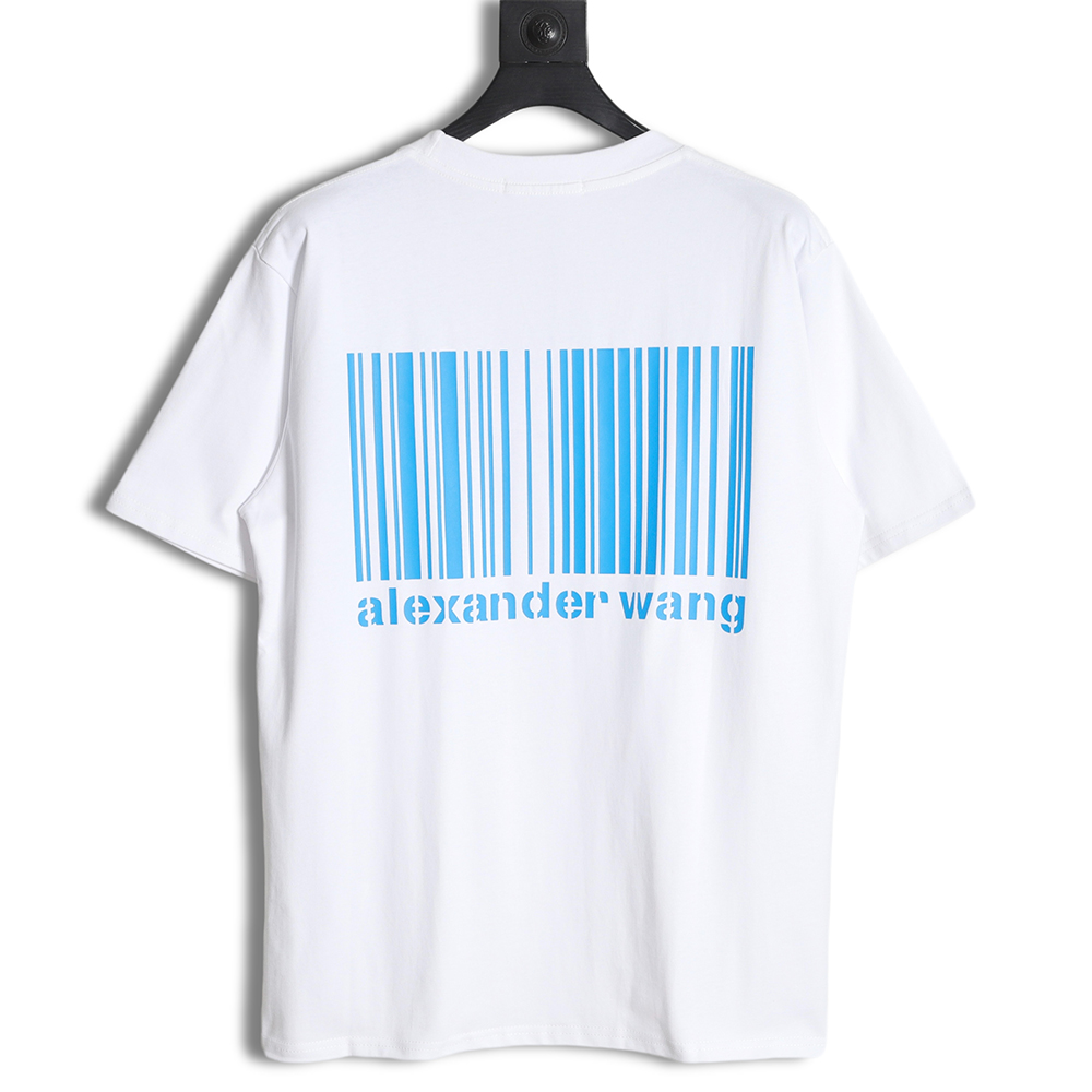 Alexander Wang Alexander Wang QR code logo print short-sleeved T-shirt