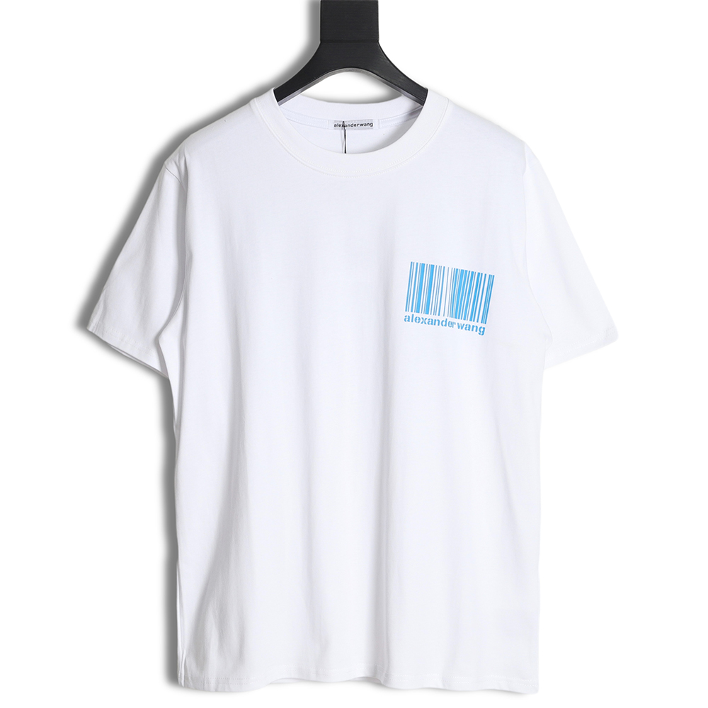 Alexander Wang Alexander Wang QR code logo print short-sleeved T-shirt