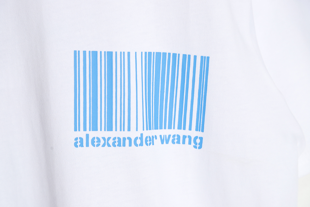 Alexander Wang Alexander Wang QR code logo print short-sleeved T-shirt
