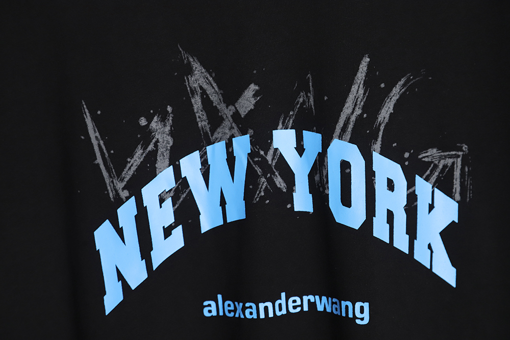 Alexander Wang Alexander Wang New York print short-sleeved T-shirt TSK1