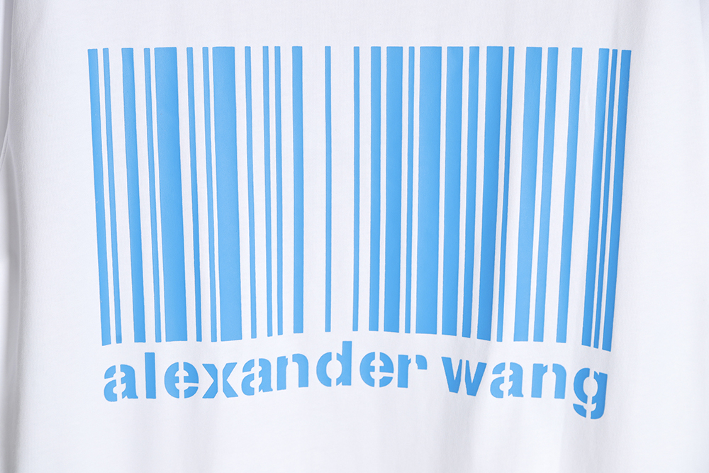 Alexander Wang Alexander Wang QR code logo print short-sleeved T-shirt