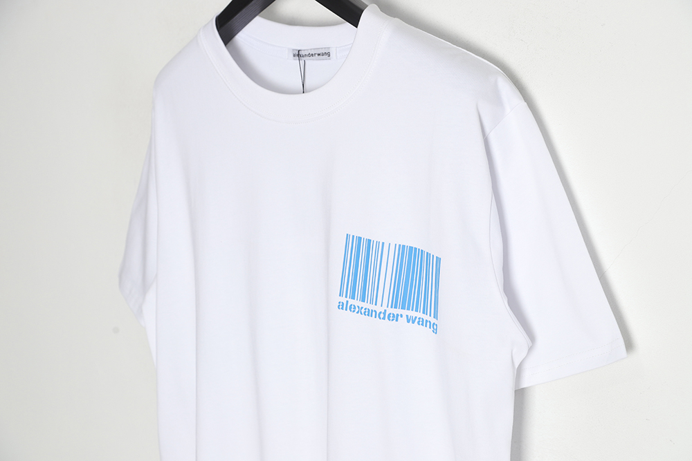 Alexander Wang Alexander Wang QR code logo print short-sleeved T-shirt