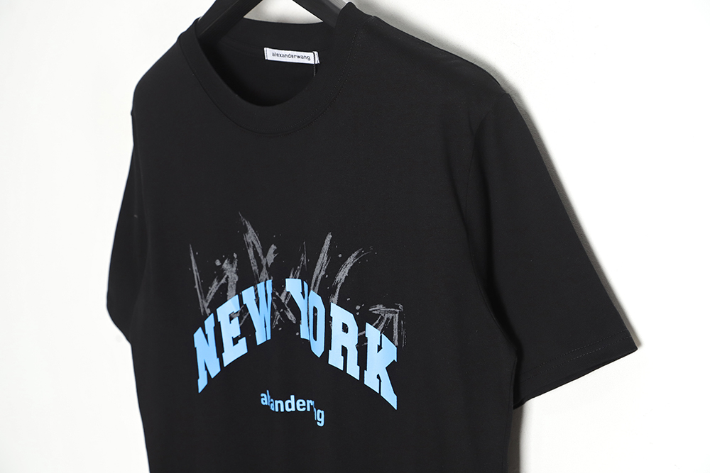 Alexander Wang Alexander Wang New York print short-sleeved T-shirt TSK1